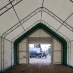 Capannone di Stoccaggio Rinforzato con Doppio Traliccio 20'x33'x16'