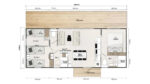 Casa Mobile Residenziale Key West T3 40mq con 3 Camere