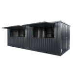 Chiosco Bar Modulare XL 12 mq - Acciaio Antracite