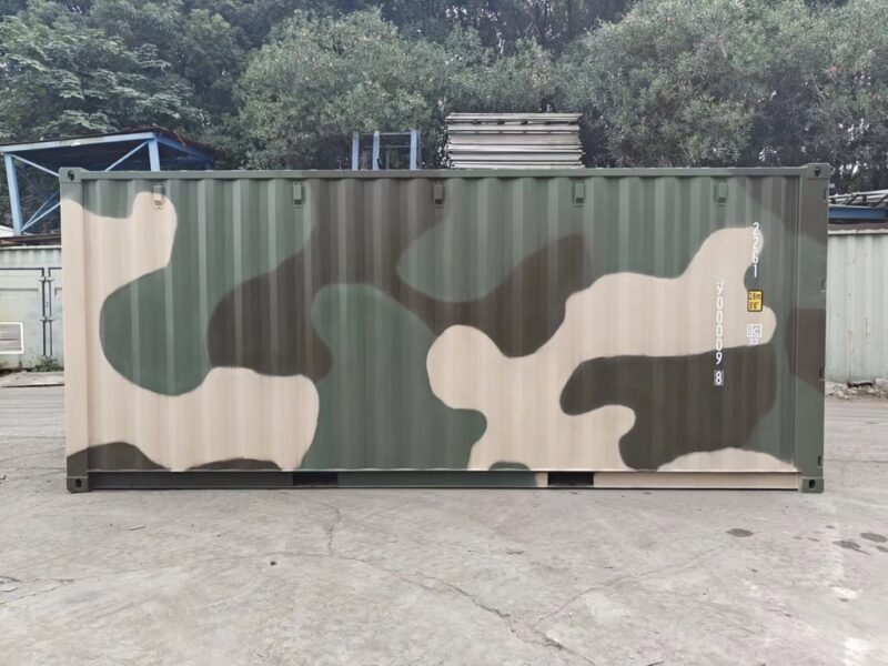 Container 20 Piedi Standard Mimetico (Camouflage Green) - Nuovo/Primo Viaggio Container 20 Piedi Standard Mimetico (Camouflage Green) - Nuovo/Primo Viaggio - immagine 1