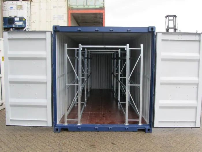 Container 20 Piedi Stoccaggio Pneumatici (Allestito con Scaffalature) Container 20 Piedi Stoccaggio Pneumatici (Allestito con Scaffalature) - immagine 1