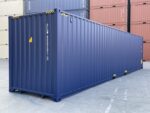 Container 40 Piedi High Cube RAL 5013 (Blu) con Tasche per Carrello - Nuovo - immagine 3