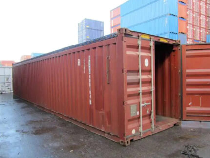 Container Marittimo Open Top 40 Piedi con Telo di Copertura Rinforzato Usato