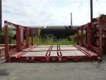 Container Piattaforma Flat Rack Pieghevole 20 Piedi per Carichi Pesanti