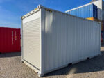 Contenitore Deposito 20 Piedi High Cube con Serranda Industriale Avvolgibile