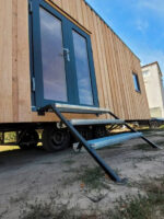 Modulo Abitativo Polivalente Mobile 15,5 mq con Interni in Legno e Bagno