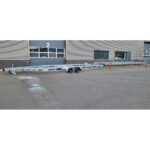 Pianale Rimorchio Modulare 7,80m x 2,44m per Tiny House con Triplo Asse Rinforzato