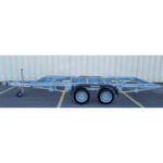 Rimorchio Robusto Doppio Asse per Tiny House e Strutture Mobili 4x2m