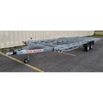 Rimorchio Robusto per Tiny House 7,20x2,44m con Timone Amovibile