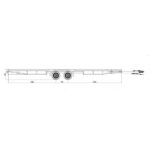 Rimorchio Robusto per Tiny House 7,20x2,44m con Timone Amovibile