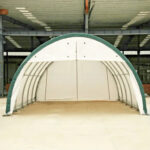 Struttura di Copertura ad Arco per Stoccaggio Rinforzata 20x30x12 Piedi