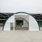 Tunnel di Stoccaggio Arcuato Rinforzato 9.14 x 12.19 x 4.57 Metri