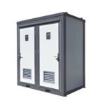 Unità Sanitaria Portatile Bastone con 2 Cabine Private – 2.12 mq
